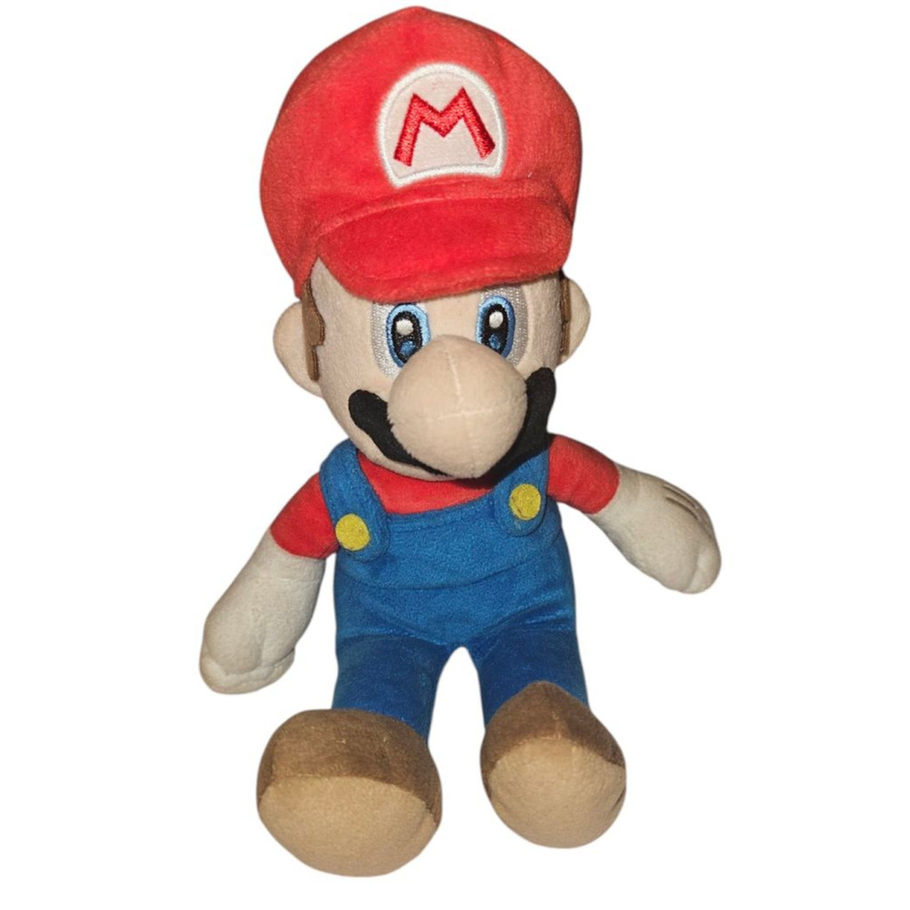 Nintendo Mario Stuffed Animal Plush 2017 Red Blue White - Picture 2 of 9